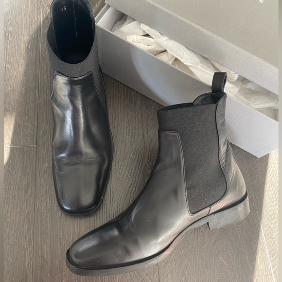 Everlane Square Toe Chelsea Boots - Picture 5 of 7